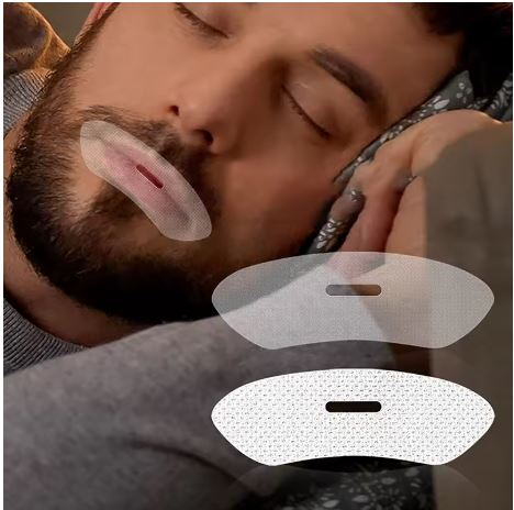 DozeSeal Mouth Strips. Sleep Better, Beard and All.