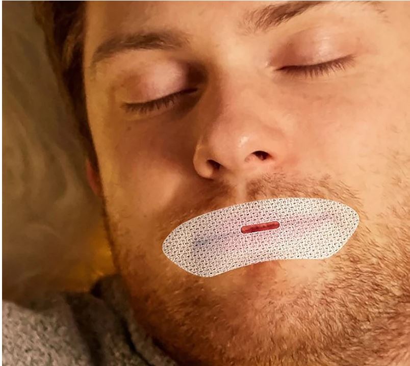 DozeSeal Mouth Strips. Sleep Better, Beard and All.